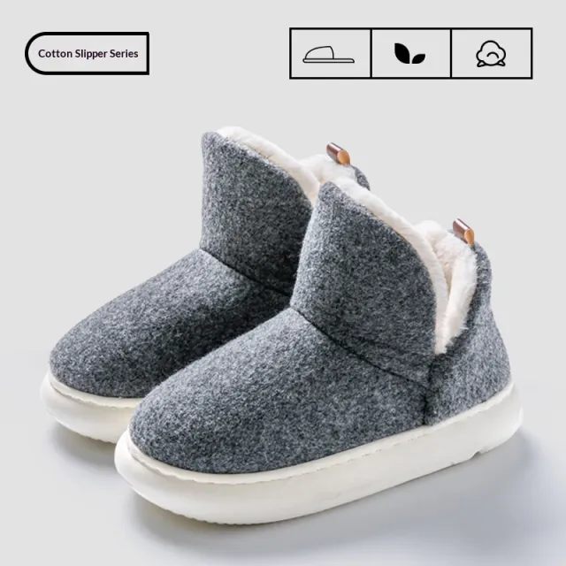 Women's Casual Warm Snow Boots Gray - Shop at LoveMi