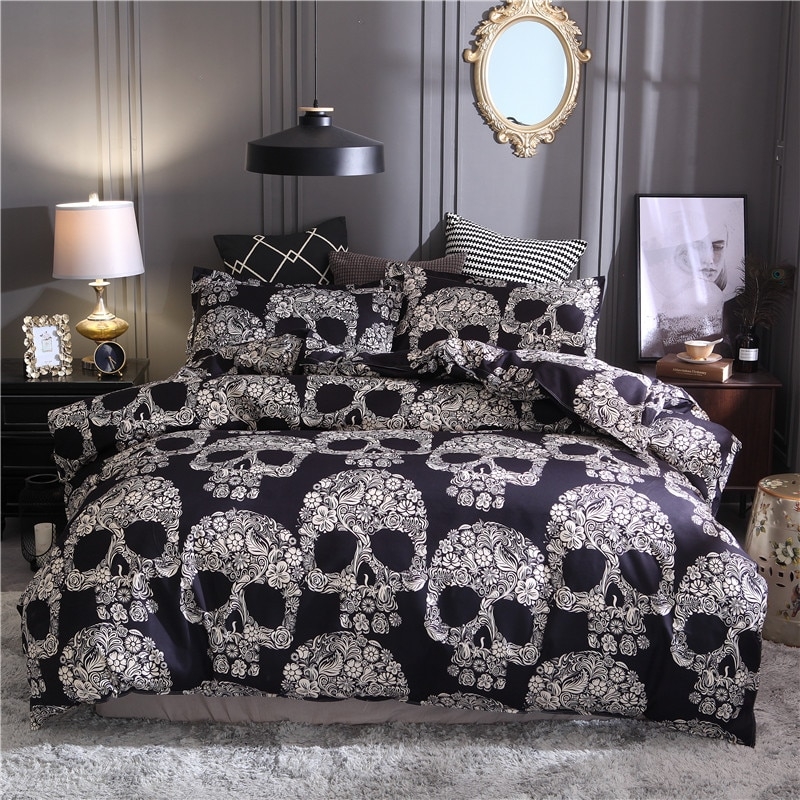 Skull Down Duvet Cover, Home Textile Bedding