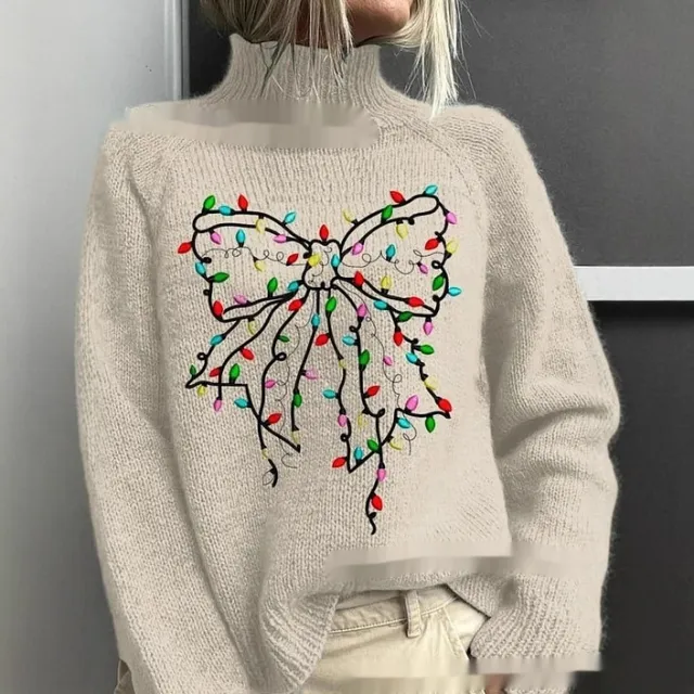 High neck Christmas Lapel Totem Long sleeve Sweater Style 03 3Xl - Shop at LoveMi
