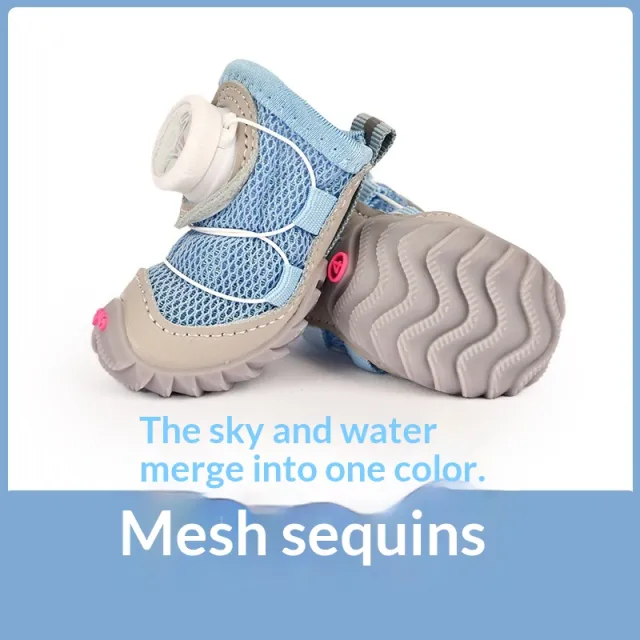 Dog Shoes Dog Shoes Soft Bottom Thin Small Dog Dog Shoes Sky Blue - Shop at LoveMi