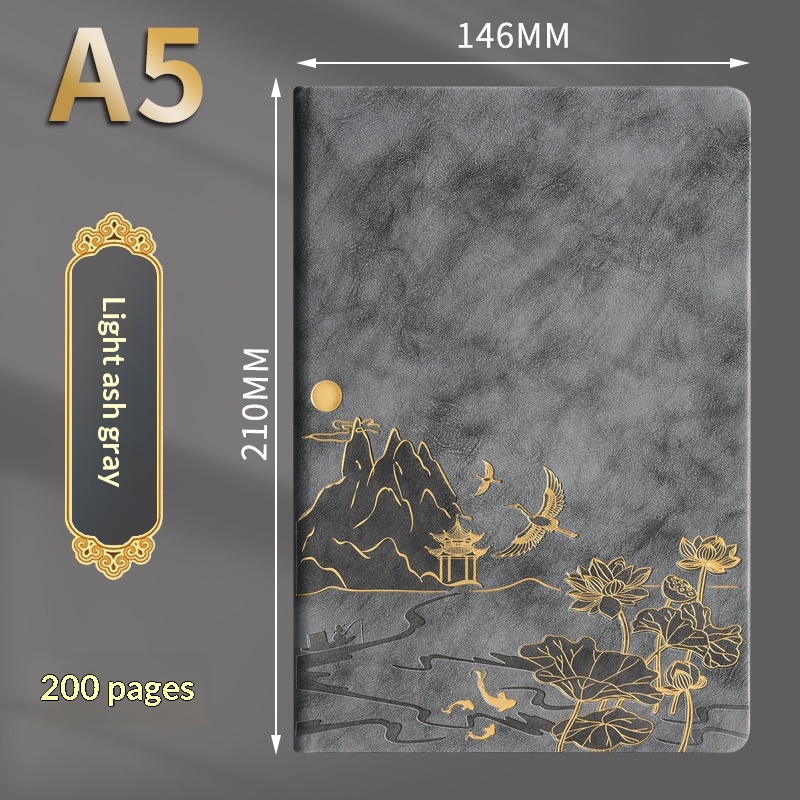 Vintage Chinese Style Business Office Stationery A5 Notebook Gift Box Set - Image 8