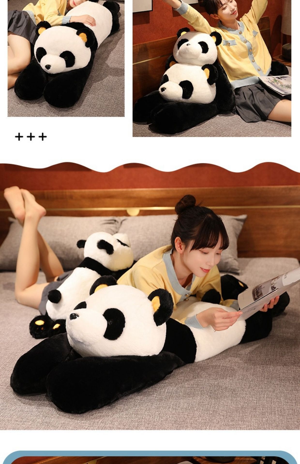 Panda Plush Toy Close-up