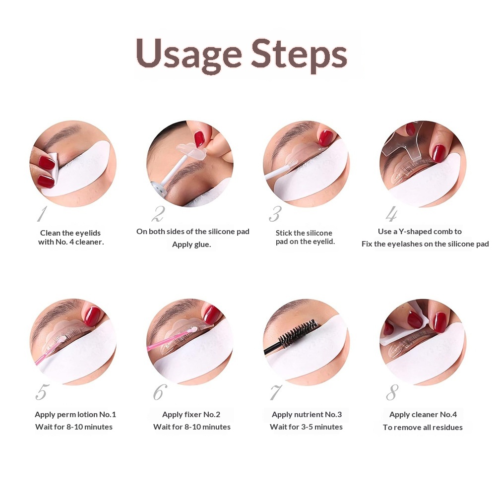 ICONSIGN Eyelash Perming Keratin Kit For Long-lasting Curly Lashes  Easy Eyelash Perming 3