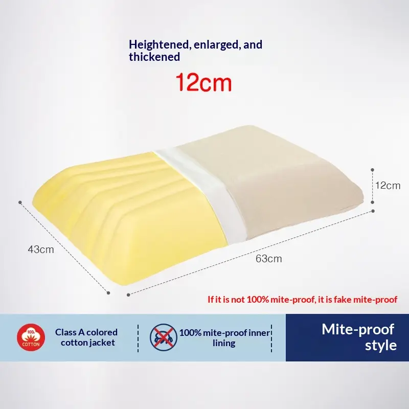 Thickened Non-collapsing Memory Foam Elevated Pillow