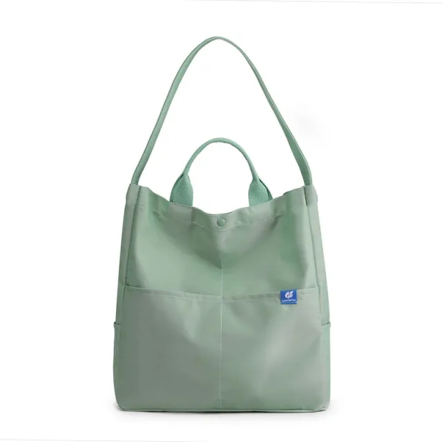 Ladies Handbag Large Capacity Nylon Mom Ladies Shoulder Bag Green - Shop at LoveMi