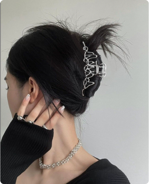 Large Hair Volume Women Back Hair Clip Shark Clip Hair Accessory Hair Claw 4