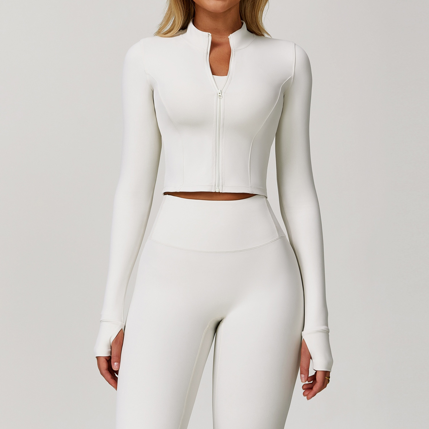 Slim-fit Fitness Long-sleeve Jacket Quick-dry Yoga Wear - Image 7