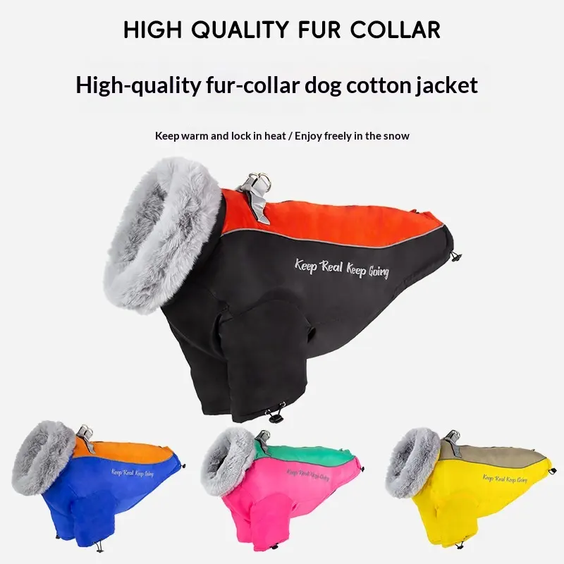 Thickened Two-legged Windproof Dog Coat Warm