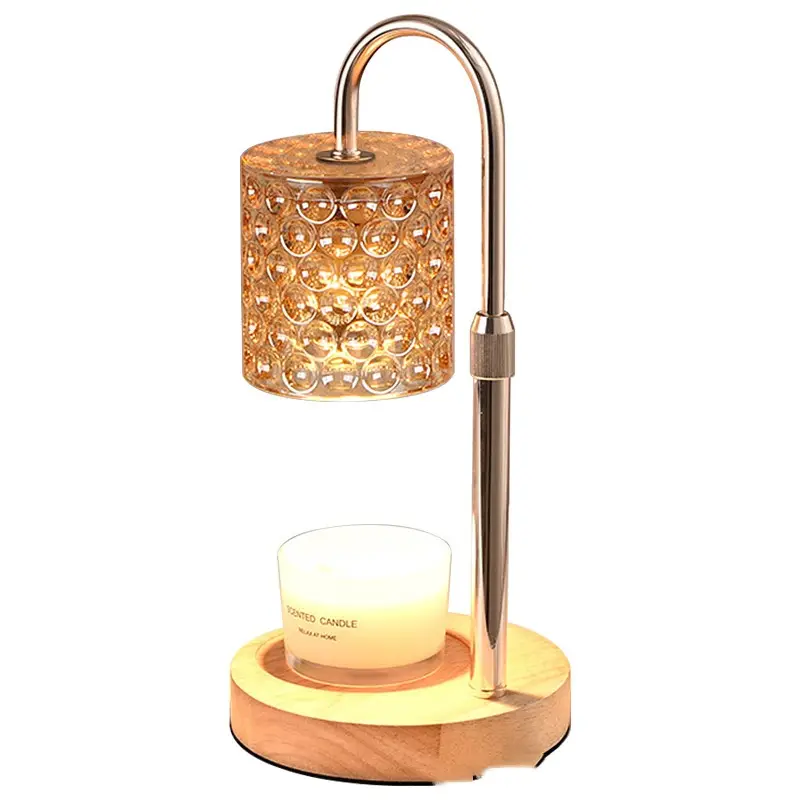 Atmosphere-boosting Aromatherapy Solid Wood Wax-melting Table Lamp