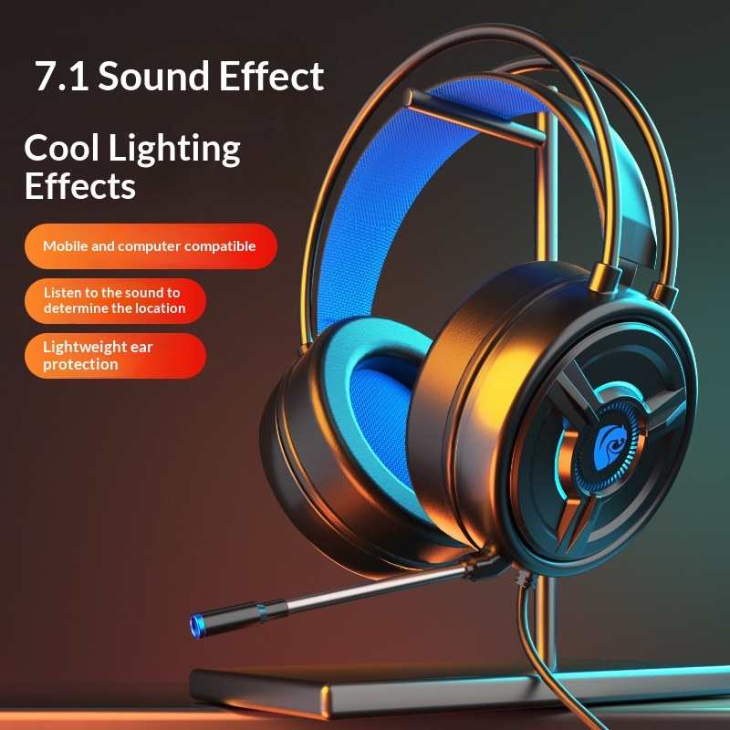 Pink Crystal Over-ear Wired Gaming Headset For PC And Laptop