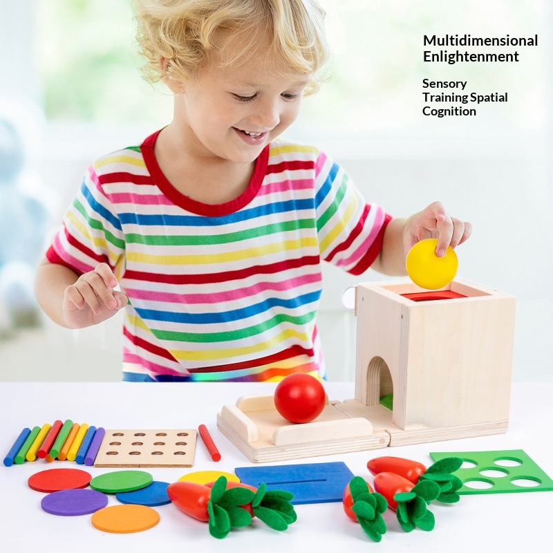 Building Block Color-Matching Intelligence Box Toy