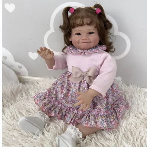 60cm Cloth Body Soft Vinyl Princess Doll