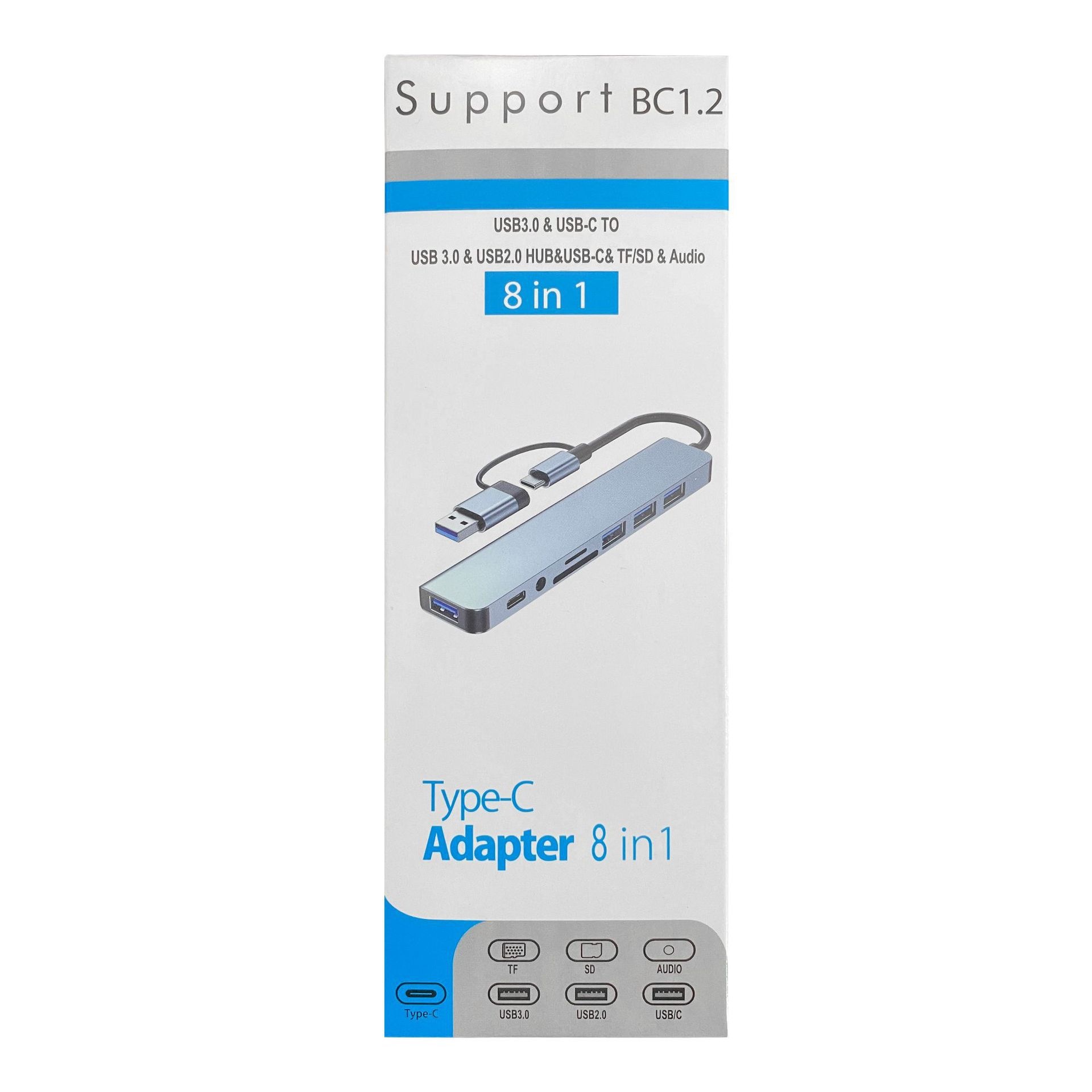 8-in-1 Dual-Head Multi-Function Docking Station Laptop Extender