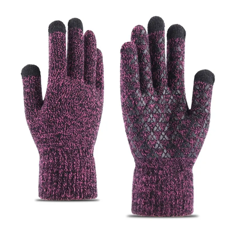 Knitted Winter Warm Touchscreen Gloves Made