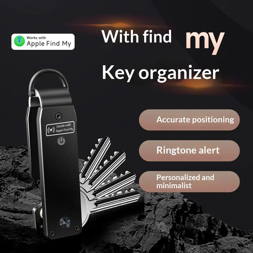 The Aluminum Alloy Smart Keychain Has
