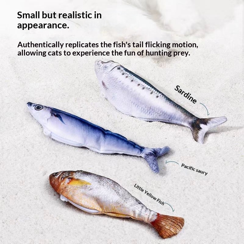 Jumping And Swaying Fish Cat Toy