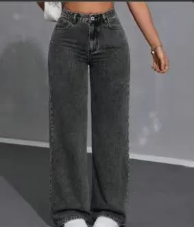 Women's Retro Slim Slimming And Fashionable Jeans Black - Shop at LoveMi