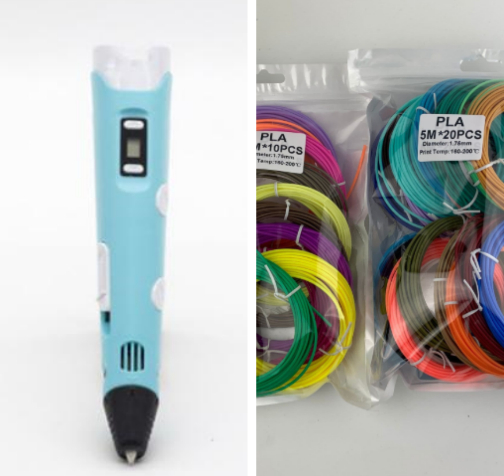 3D print pen 3D pen two generation graffiti 3D stereoscopic paintbrush children puzzle painting toys 42