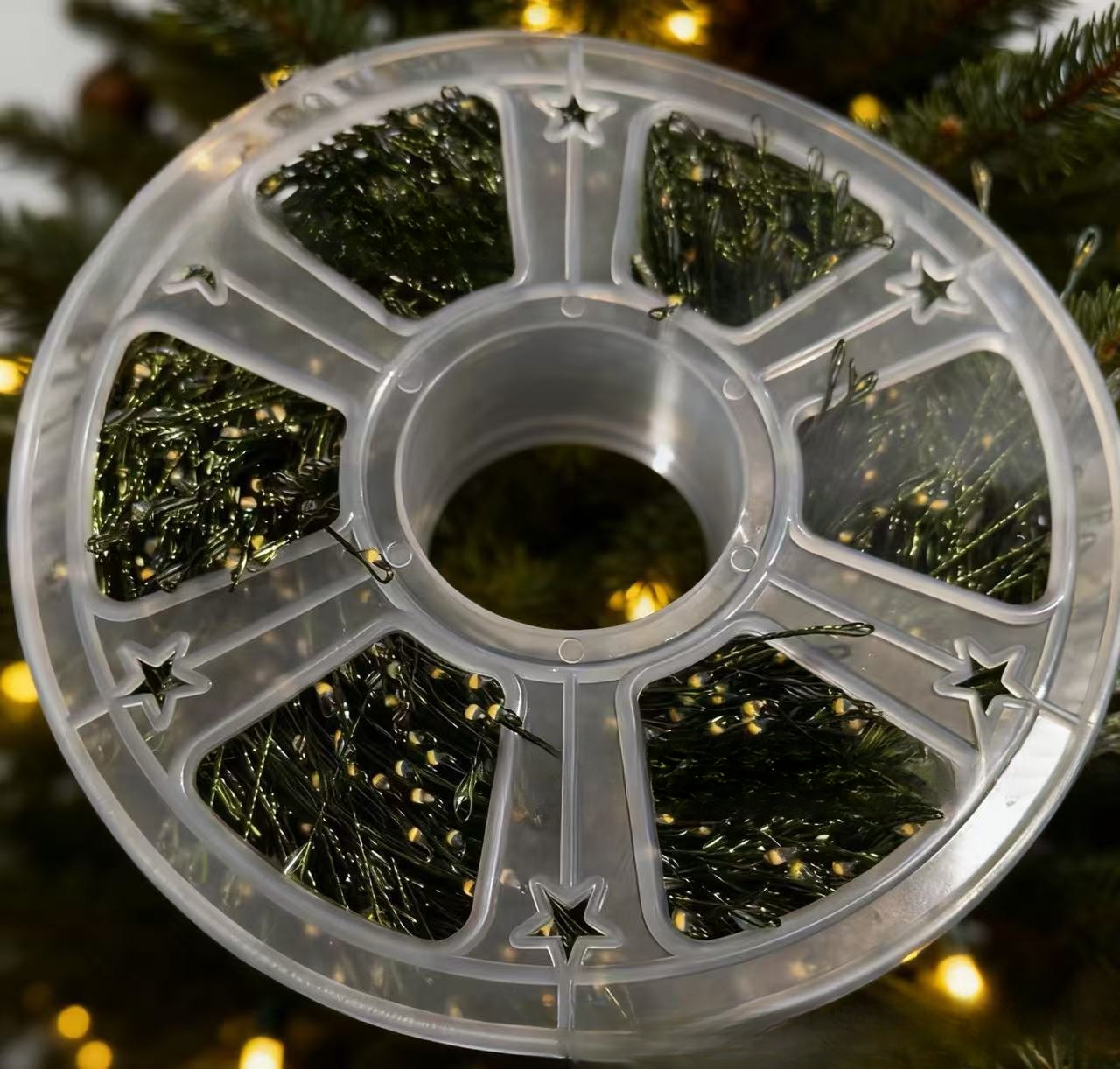 Black Copper Wire Outdoor Holiday Courtyard Decorative Lights