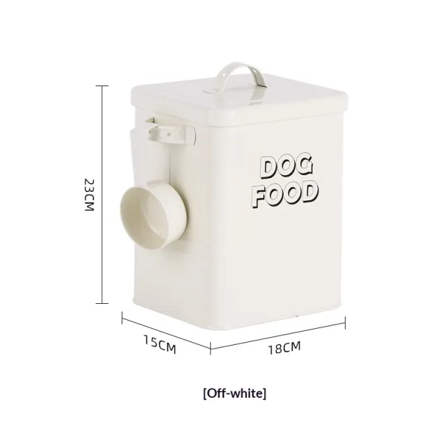 Pet Food Storage Container With Moisture proof And Airtight Features Beige - Shop at LoveMi