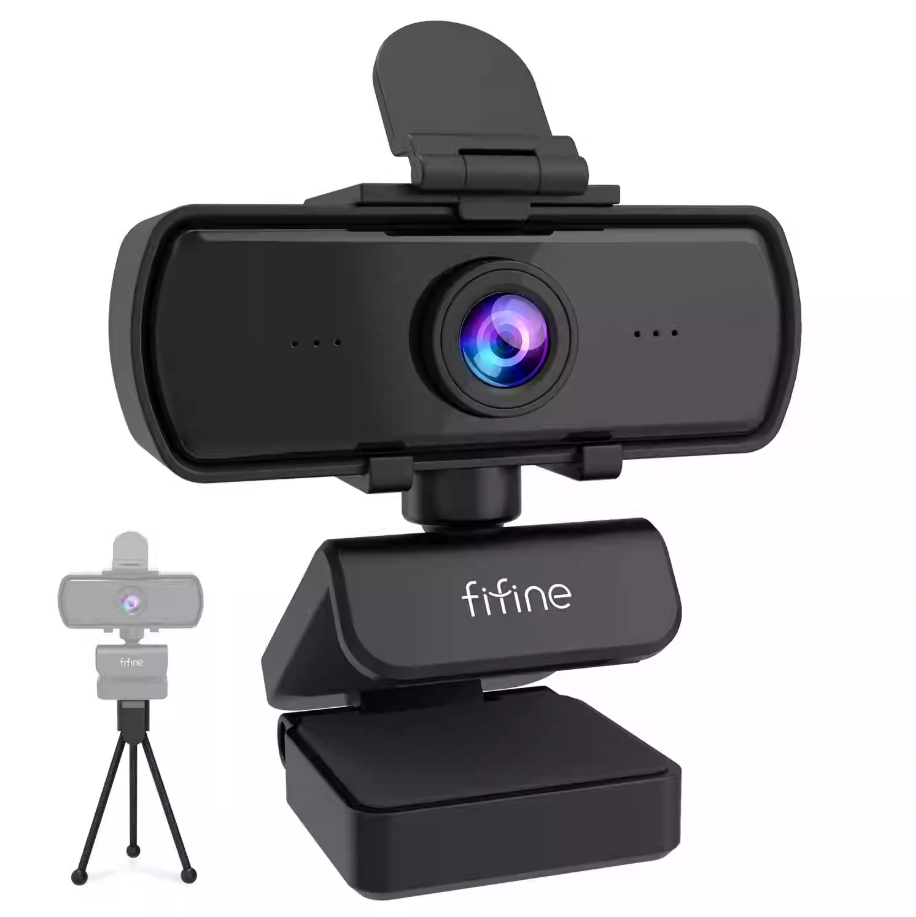 1440p Full HD PC Webcam With Microphone Tripod