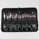 33 Black Zippered Bags