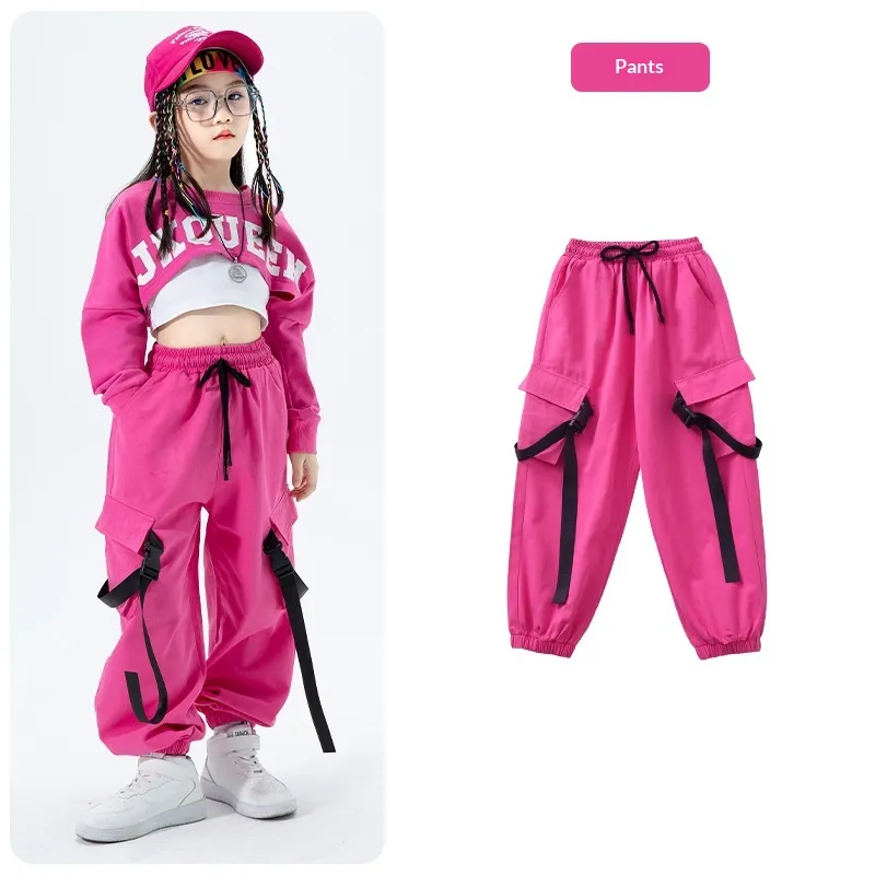 Girls' Jazz Dance Performance Outfit - Trousers-120Cm