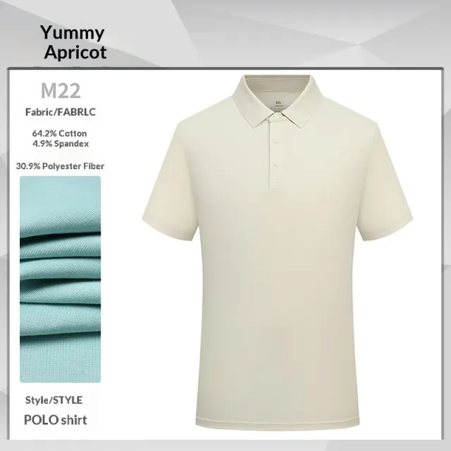 High end Mercerized Cotton Polo Shirts For Summer Beige - Shop at LoveMi