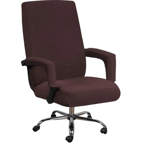 Elastic Office Chair Cover Armrest Brown - Shop at LoveMi