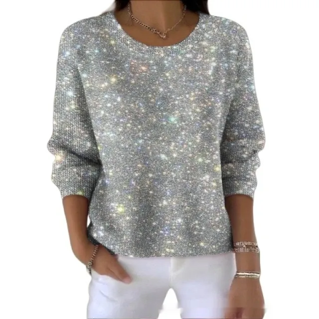 Women's Round Neck Casual Commuter Sweater Dynwy91 09 - Shop at LoveMi