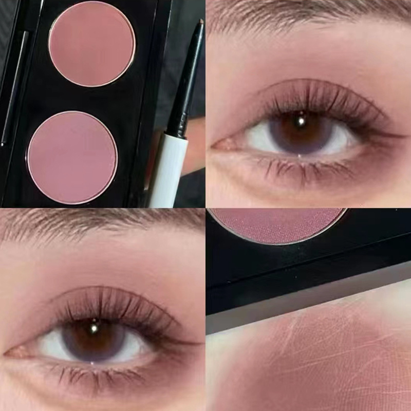 Matte Low-saturation Portable Dual-color Eyeshadow Palette 5