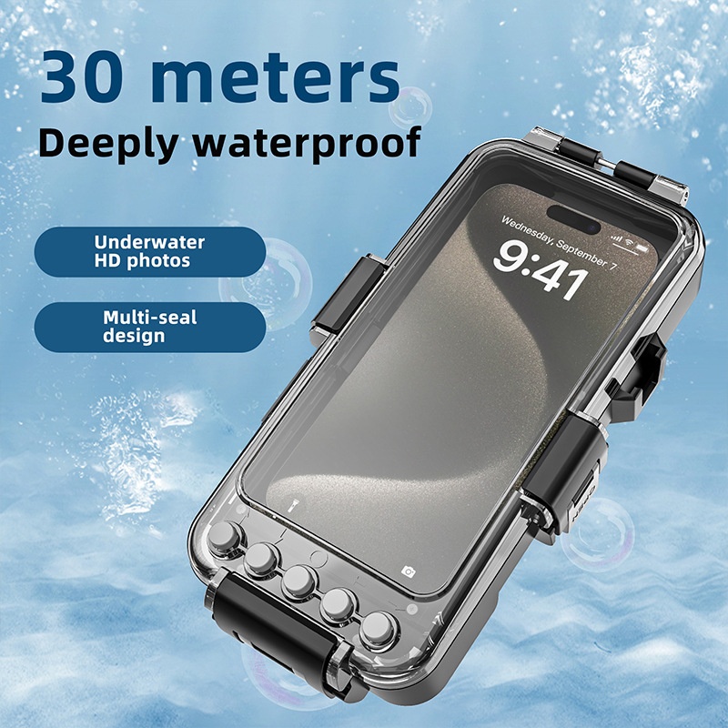 30-meter Bluetooth Diving Case Compatible With Multiple Smartphone Models