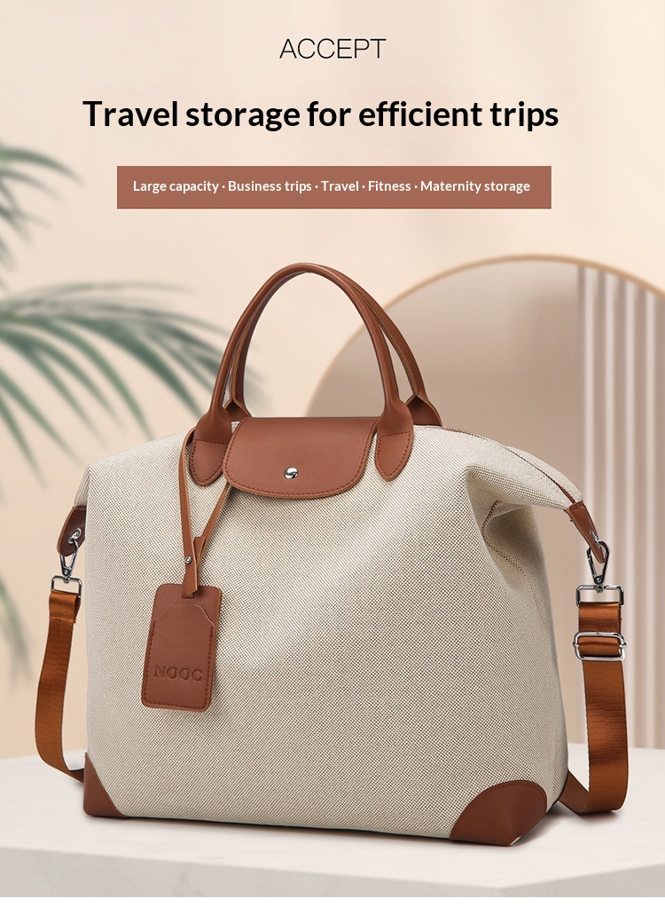 Brown Canvas Hospital Bag