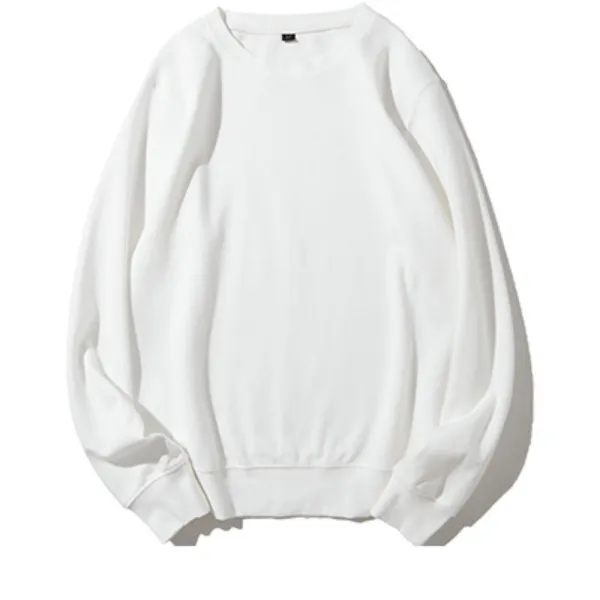 Colorful Photo Embroidery Women's Hoodie - White