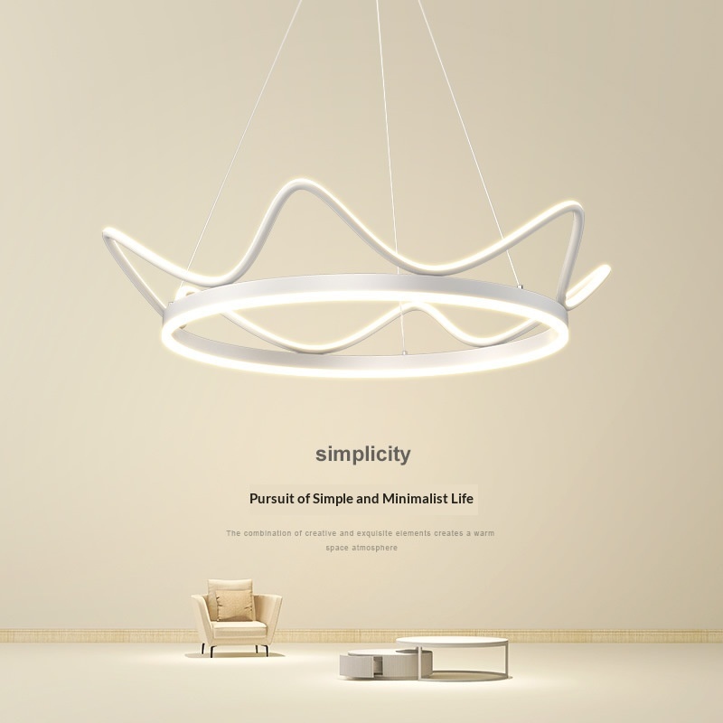 Minimalist Crown Modern Minimalist Chandelier For Rooms And Bedrooms