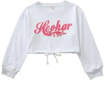 Girls' Jazz Dance Performance Outfit - White