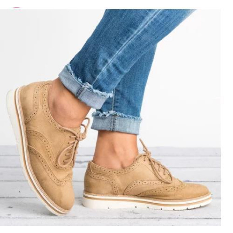 Women’s Retro British-Style Casual Shoes