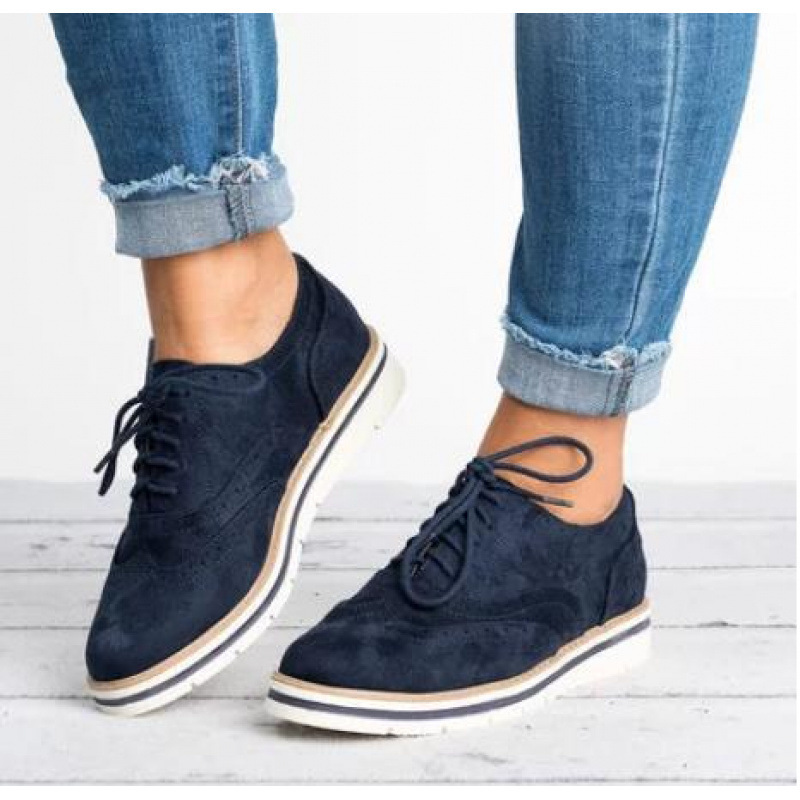 Women’s Retro British-Style Casual Shoes