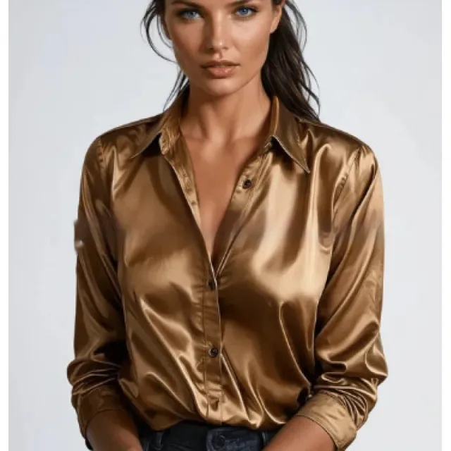 Solid color Casual Loose fit Women's Shirt 137 Tlsdcs 13 Xl - Shop at LoveMi