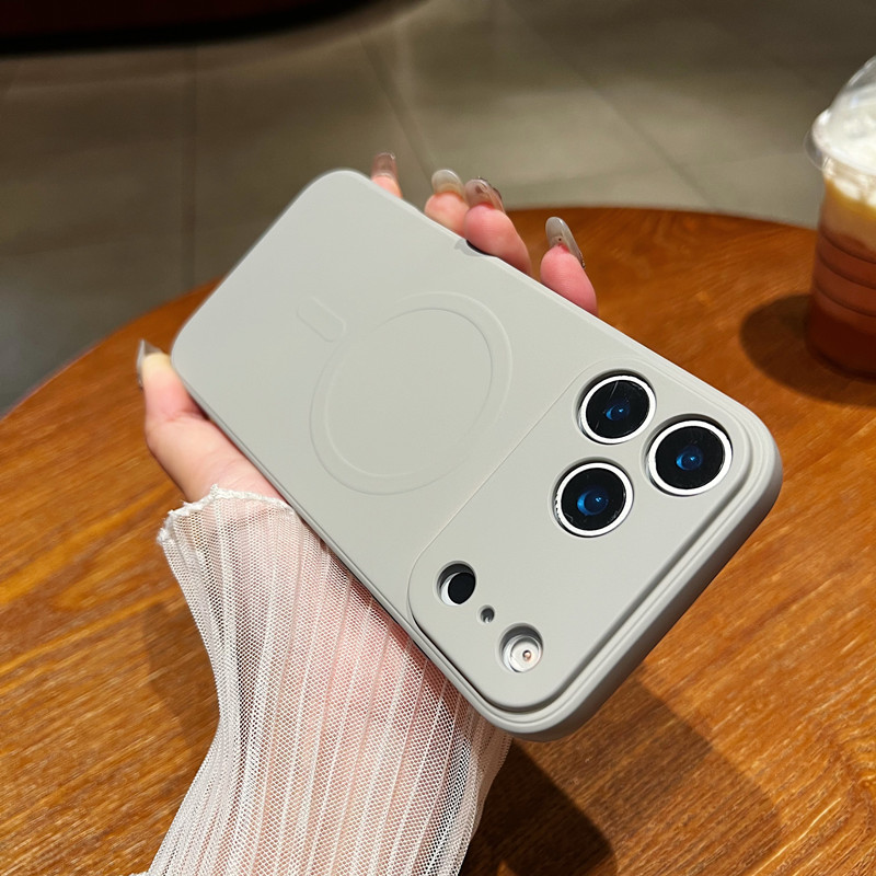 Magnetic Liquid Phone Case, Minimalist, Full-body Protection, Drop-proof - Image 2