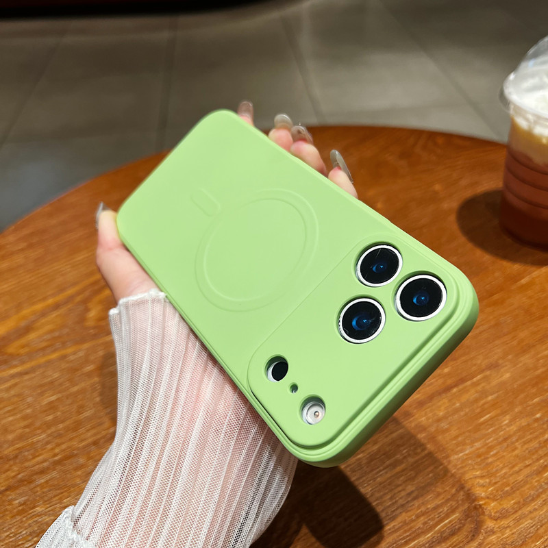 Magnetic Liquid Phone Case, Minimalist, Full-body Protection, Drop-proof - Image 5