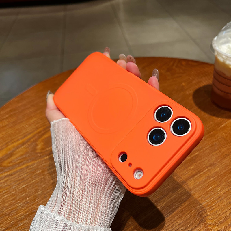 Magnetic Liquid Phone Case, Minimalist, Full-body Protection, Drop-proof
