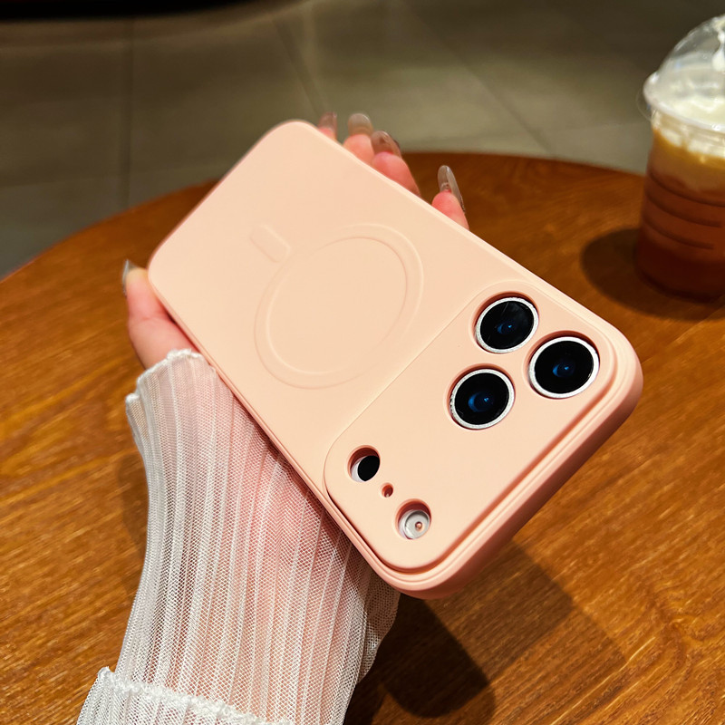 Magnetic Liquid Phone Case, Minimalist, Full-body Protection, Drop-proof - Image 12