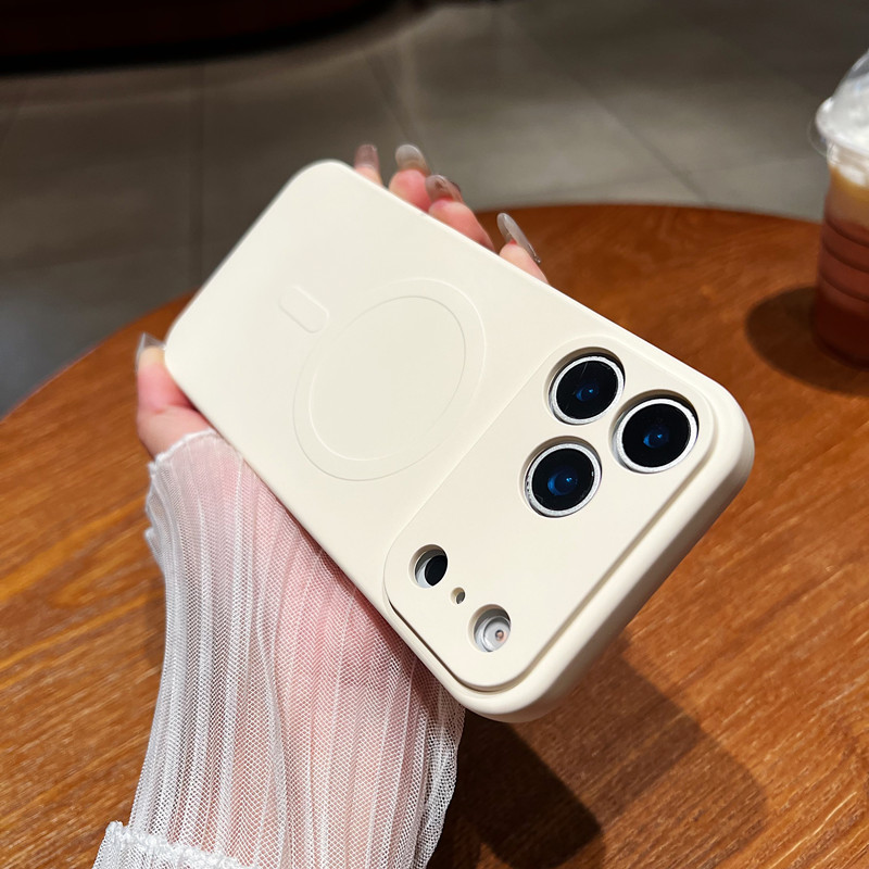 Magnetic Liquid Phone Case, Minimalist, Full-body Protection, Drop-proof - Image 4