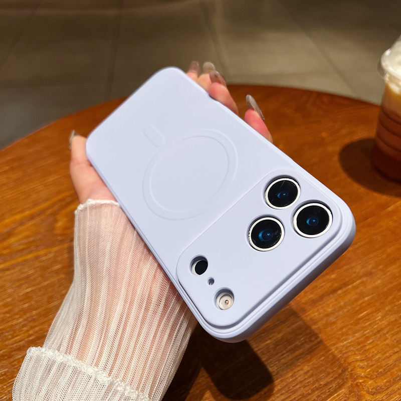 Magnetic Liquid Phone Case, Minimalist, Full-body Protection, Drop-proof - Image 8