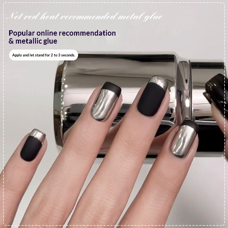 Japanese-style Liquid Mirror Metallic Gel Polish