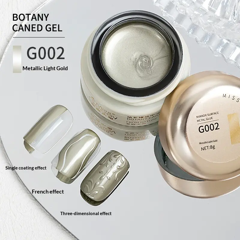 Japanese-style Liquid Mirror Metallic Gel Polish