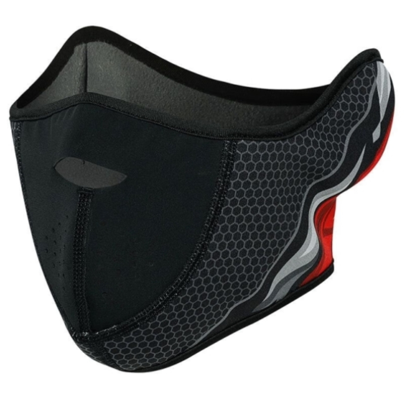 Fleece-lined Thermal Face Maskcold-proof Windproof Dustproof Breathable And Protects Ears And Face