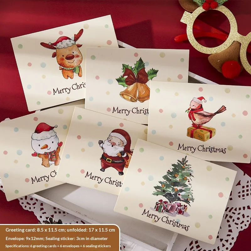Creative Holiday Gift-Wrapping Cards For Christmas - Christmas Card With Envelope
