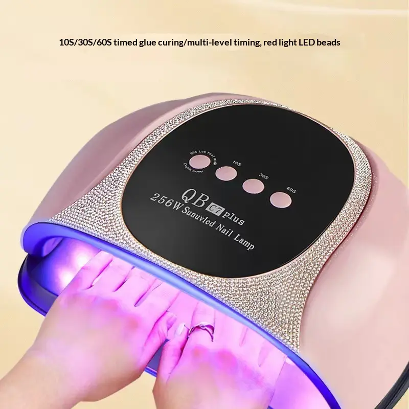 256W High-Power Quick-Drying Diamond-Embedded Nail Lamp